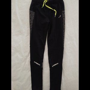 BCG Bio Viz 360 Reflective Athletic Bottoms Sz M Black/Silver